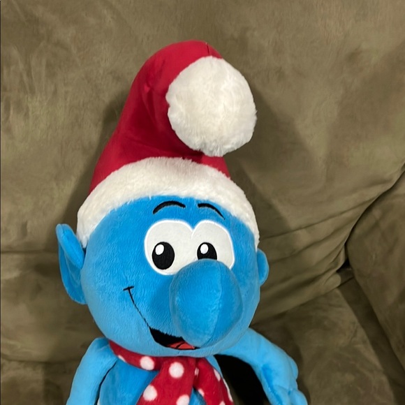 2010 Macy's Holiday 22” Blue Smurf Plush - Picture 4 of 6